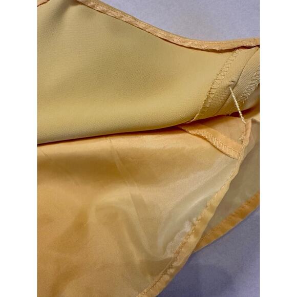 Nipon Boutique Butter Yellow Skirt Size 16 Tulip Classic Elegant Plus - Picture 7 of 8